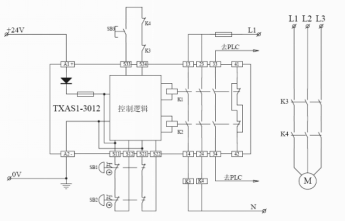 安全继电器使用方法图